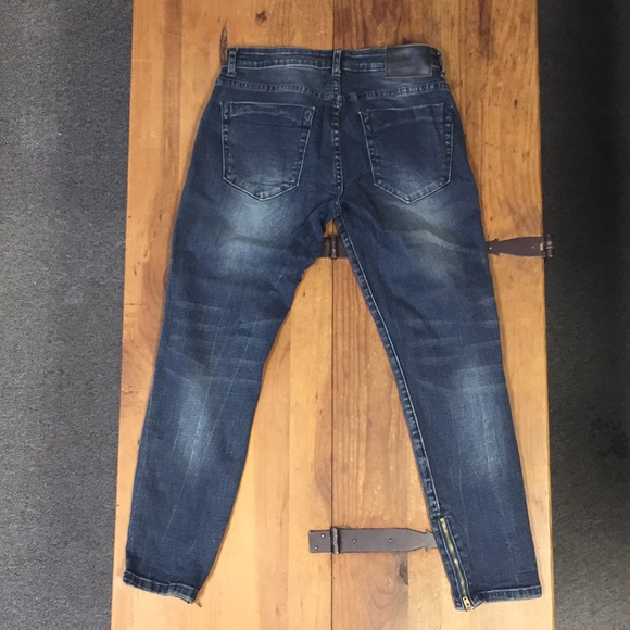 One Teaspoon Trashed Free Birds Jeans - Picture 5 of 7